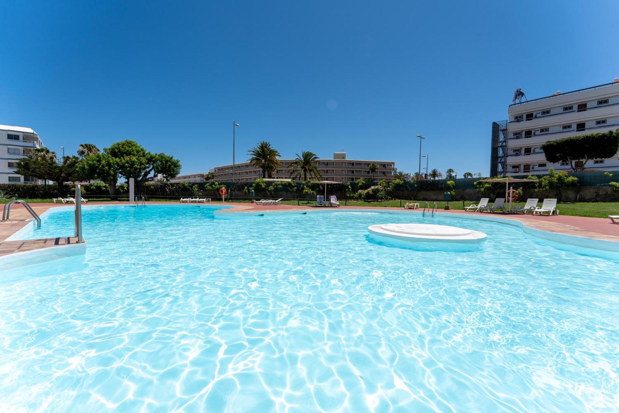 Garten-Apartment im Iguazu mit 2 Schlafzimmern Playa del Inglés Exterior foto